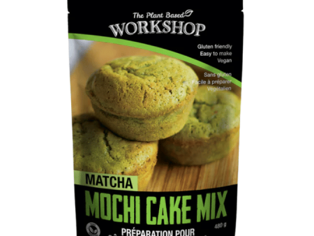 Workshop Vegetarian Cafe Matcha Mochi Cake Mix - 500g Supply