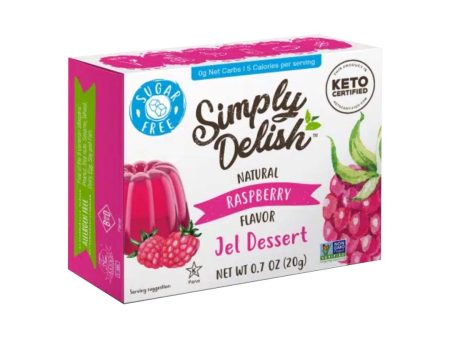 Simply Delish Raspberry Jel Dessert Mix - 20g Online Sale