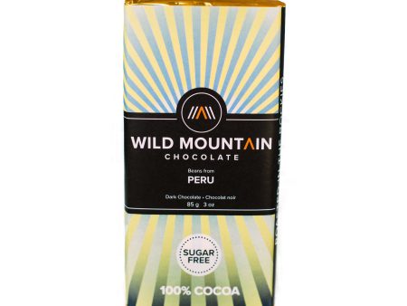 Wild Mountain Peru 100% Dark Chocolate - 85g Sale