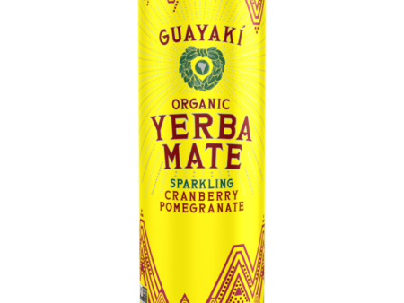 Guayaki Yerba Mate Sparkling Cranberry Pomegranate Can - 355ml Supply