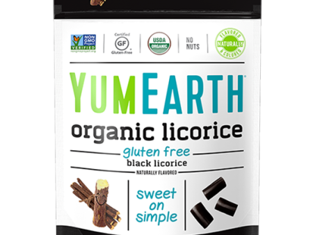 YumEarth Organic Black Licorice - 142g Online