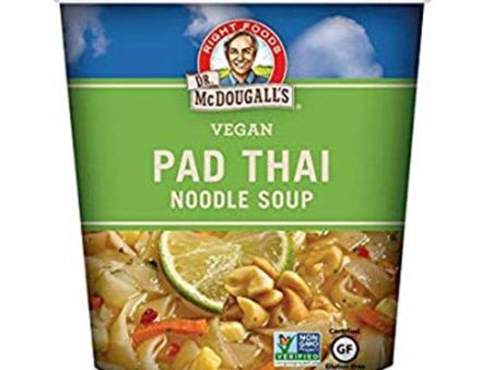 Dr. McDougall s GF Pad Thai Noodle Soup Cup - 56g For Sale