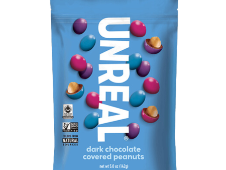 Unreal Dark Chocolate Candy Coated Peanut Gems - 142g Online