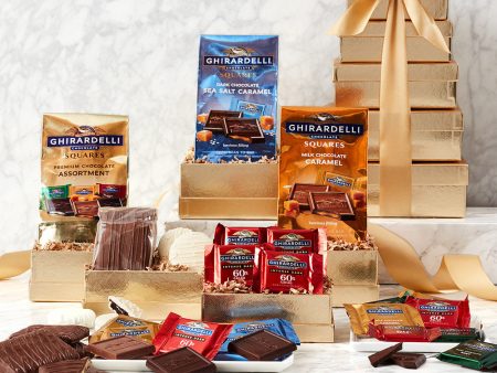 Ultimate Golden Ghirardelli Gift Tower Online