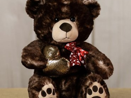 Gold-Hearted V-Day Bears on Sale