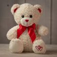 12  Heart Print Valentine Bear For Sale