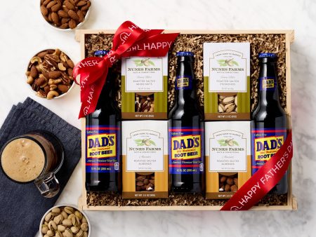 Dad’s Root Beer & Nuts Gift Crate Discount