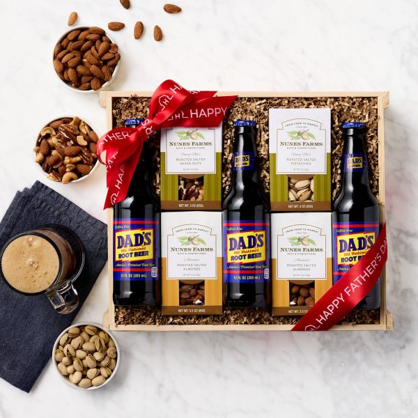 Dad’s Root Beer & Nuts Gift Crate Discount