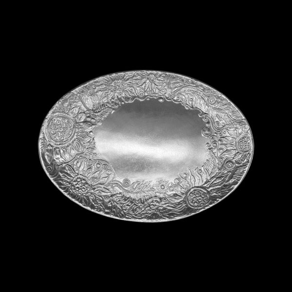 Large Oval Sunflower Platter Sale