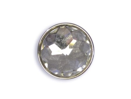 Glam Fabric Crystal Bling Button For Discount