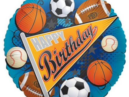 # 20 Happy Birthday Sports Balloon Cheap