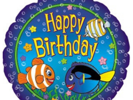 # 33 Fish Birthday Balloon Sale