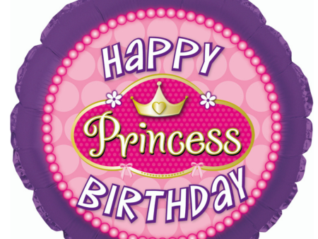 # 26 Happy Birthday Princess Pink Pearls Balloons Hot on Sale