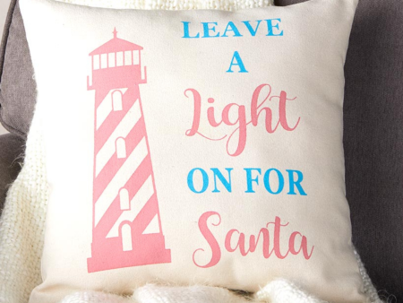 Light House Santa Pillow Supply