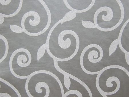 Glam Fabric Rene Pewter - Woven Upholstery Fabric Hot on Sale