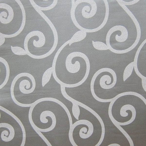 Glam Fabric Rene Pewter - Woven Upholstery Fabric Hot on Sale