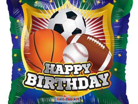 # 21 Happy Birthday Shield Sports Balloon Fashion