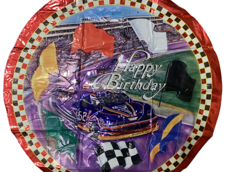 # 19 Speedway Happy Birthday Balloon Hot on Sale