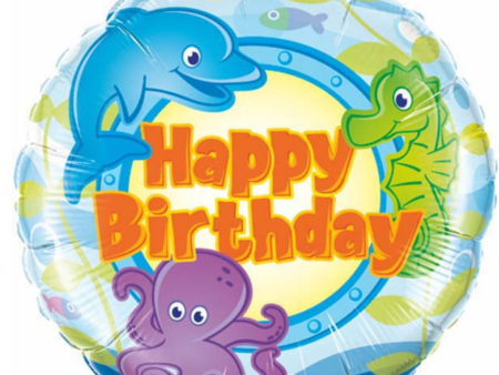 # 22 Birthday Sea-Creatures Balloons Cheap