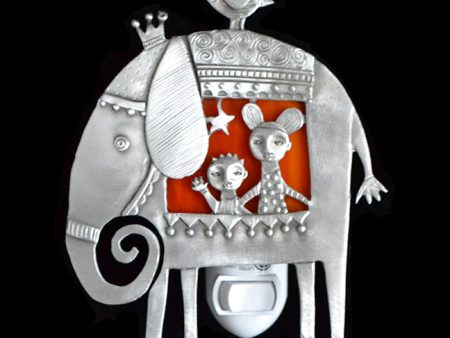 Leandra Drumm  Elephant Ride  Night Light Online Hot Sale