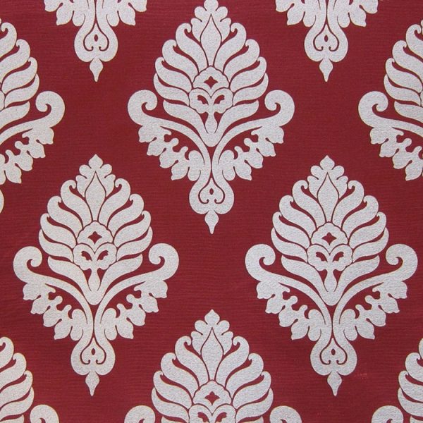 Glam Fabric Shelby Red - Woven Upholstery Fabric For Discount