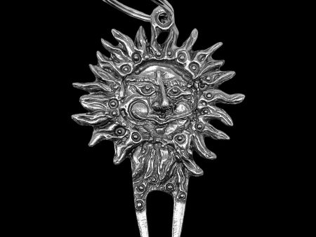 Small Sun Face Golf Divot Key Ring Fashion