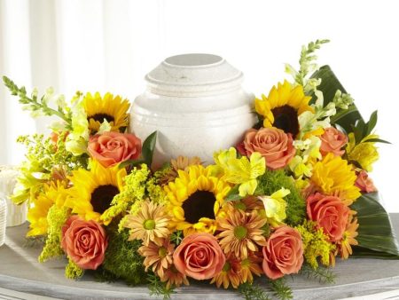 The Faithful Sunflower Cremation Adornment Cheap