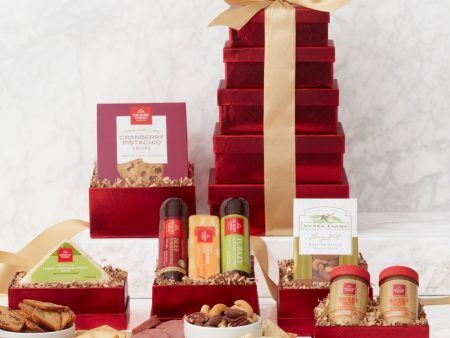 Hearty Meat & Cheese Gift Tower Supply