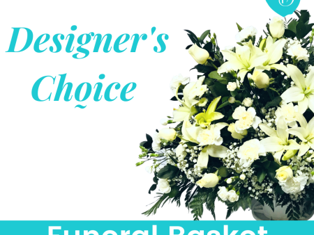 Designer s Choice Funeral Basket Online now