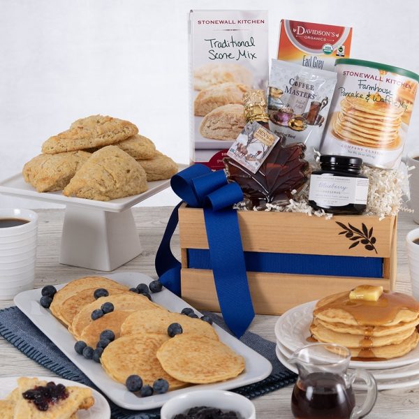 New England Breakfast Gift Basket Classic Fashion