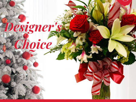 Designer s Choice Christmas Vase Discount