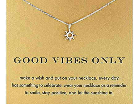 Sunshine Necklace Silver For Discount