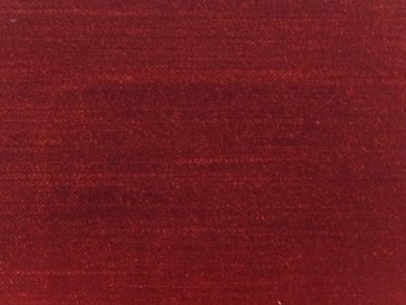 Glam Fabric Imperial Red - Rayon Velvet Upholstery Fabric Sale