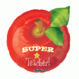 # 109 Super Teacher Apple Balloon For Discount