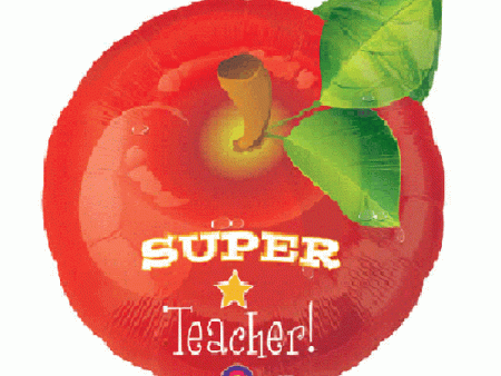 # 109 Super Teacher Apple Balloon For Discount