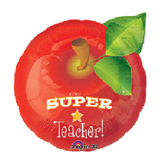 # 109 Super Teacher Apple Balloon For Discount