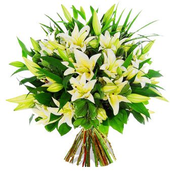 White Lily Bouquet For Sale