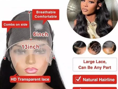 13x6 hd Lace Front Wig 100% Human Hair Wigs Arabella Remy PrePlucked Body Wave Wig 13x4 Transparent Closure Human Hair Lace Wigs Supply