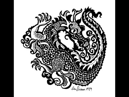 Dragon Print Online Sale