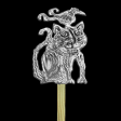 Cat and Bird Garden Stake For Sale