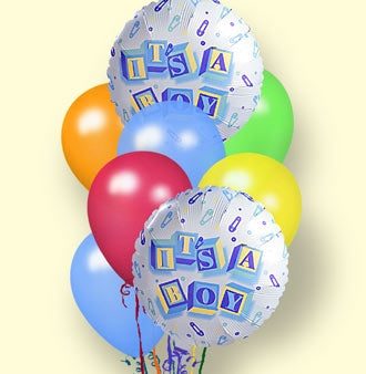 It s A Boy Balloon Bunch Cheap