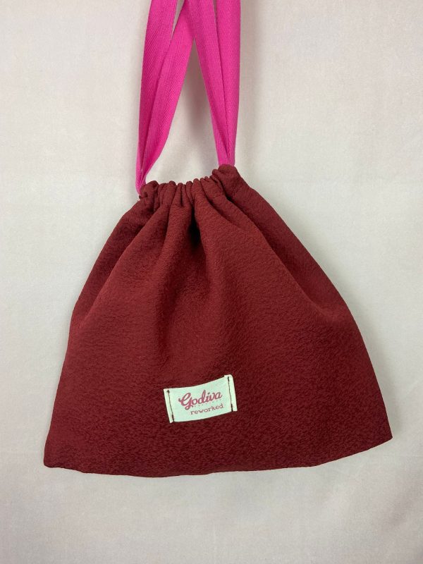 Kimono Drawstring Bag - Bordeaux For Cheap