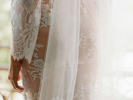 Dreamy single layer luminous Italian tulle veil - style V3221 Discount