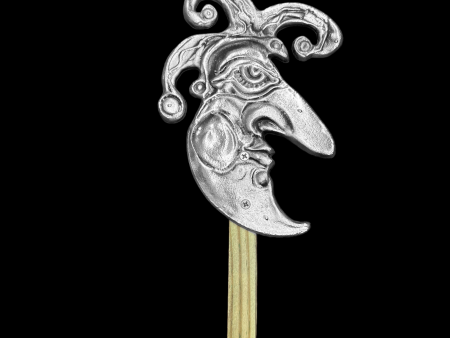 Jester Moon Garden Stake For Cheap