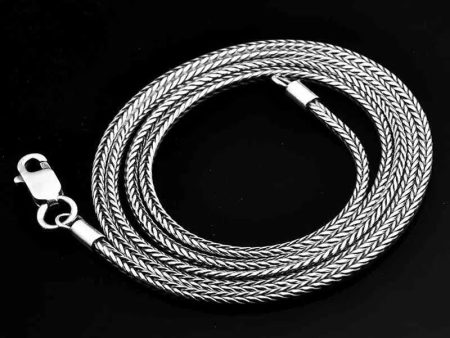 19.7  Snake Chain 925 Sterling Silver Necklace Online now