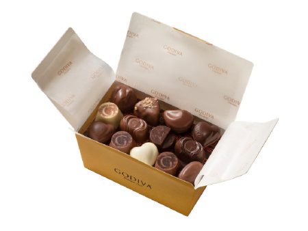 Gold Ballotin Praline Chocolate Box - 500g Sale