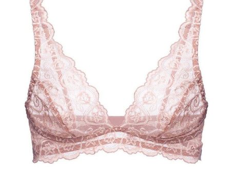 Commando Tulip lace bra bralette in Blush pink or Black Sale