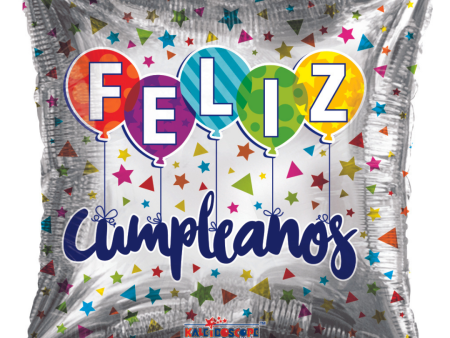 # 37 Feliz Cumpleanos square Balloon For Cheap