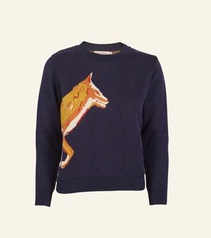 Esther Navy Fox Organic Cotton Jumper Online Sale