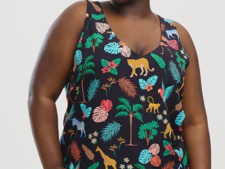 Romy Tropical Safari Vest Top For Cheap